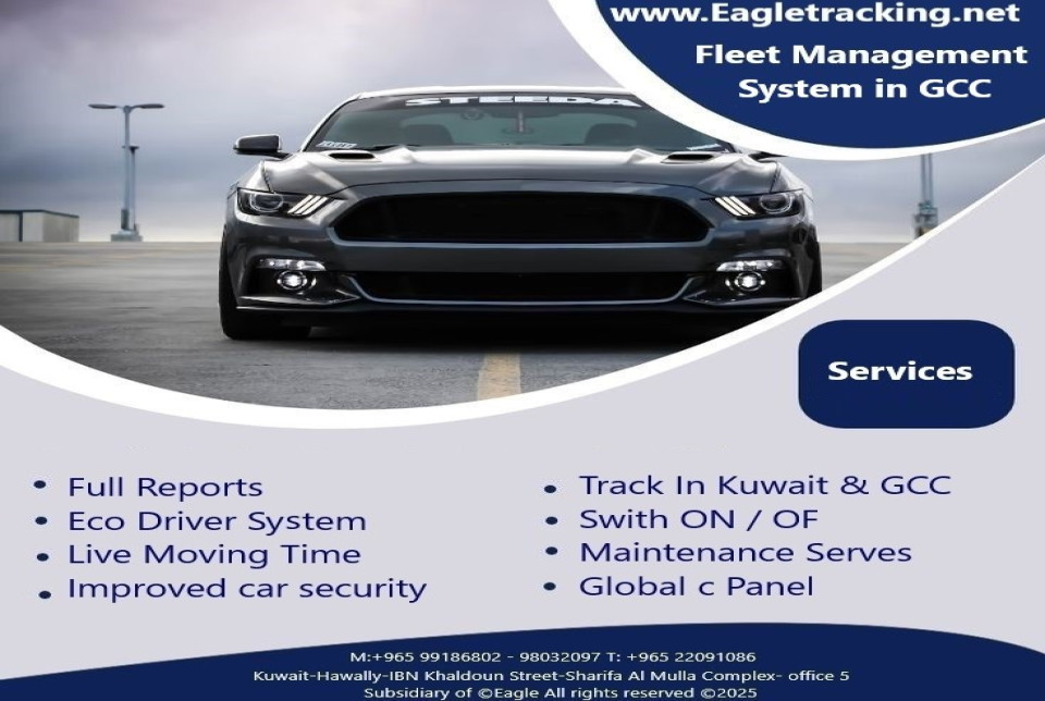 GPS tracking device- Fleet management system Kuwait-Eagle GPS provider